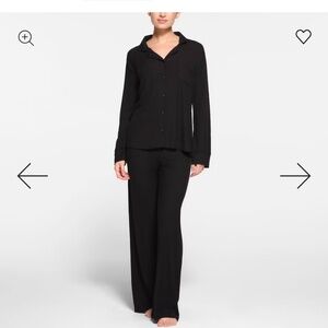 SKIMS Soft Lounge Sleep Set XL in Onyx